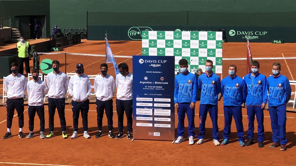 Argentina y Bielorrusia jugarán en el Buenos Aires Lawn Tennis.