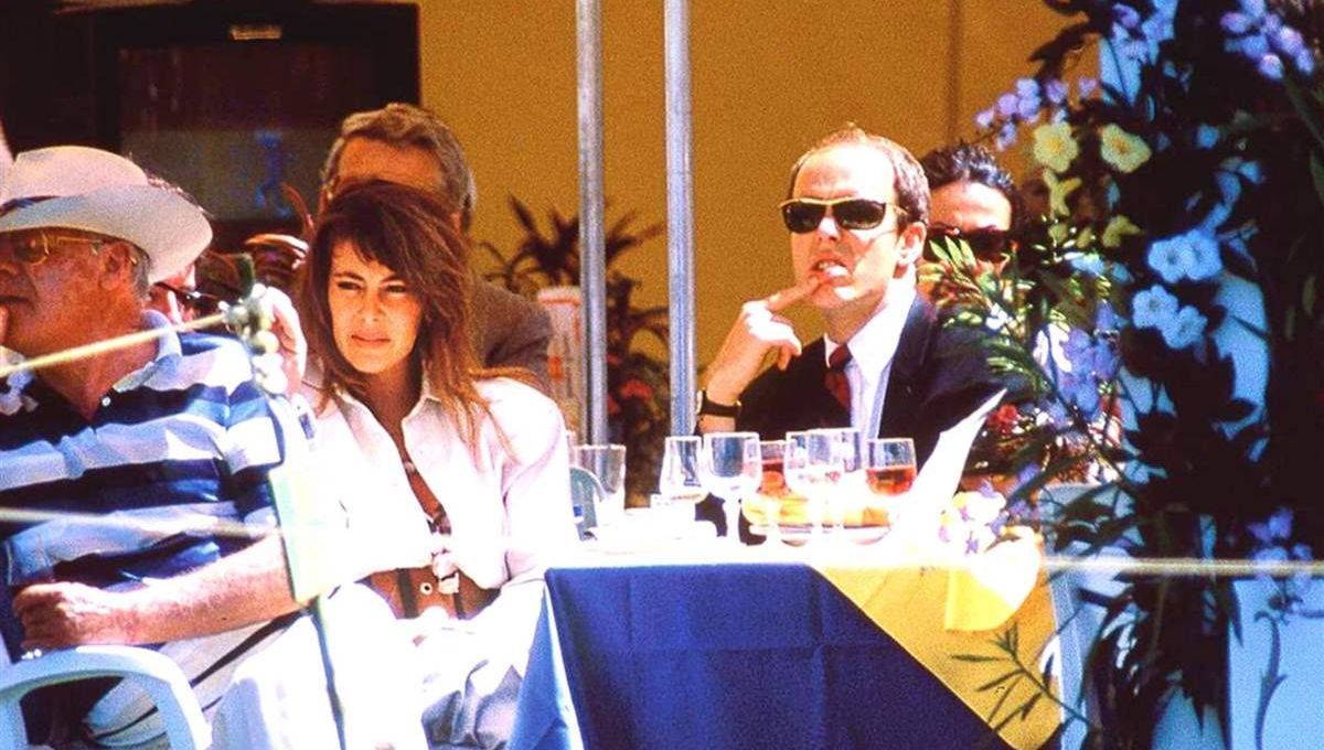 Alberto de Mónaco y Ana Obregón. Alberto de Mónaco y Ana Obregón.