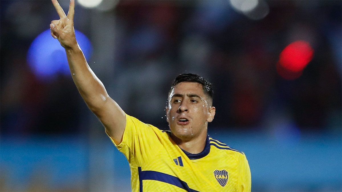 Luis Merentiel fue la figura de Boca.