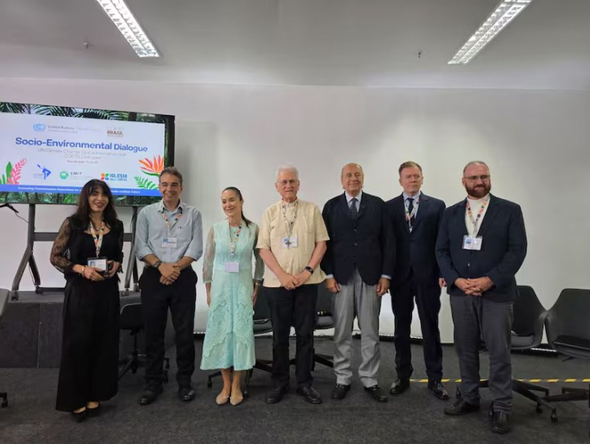 Manzano abogó con el cardenal Steiner y Emilce Cuda por el diálogo socioambiental en la COP30. Manzano abogó con el cardenal Steiner y Emilce Cuda por el diálogo socioambiental en la COP30.