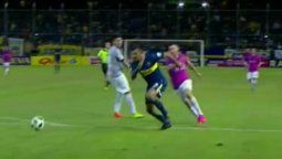 El bloopper que terminó en gol de Wanchope