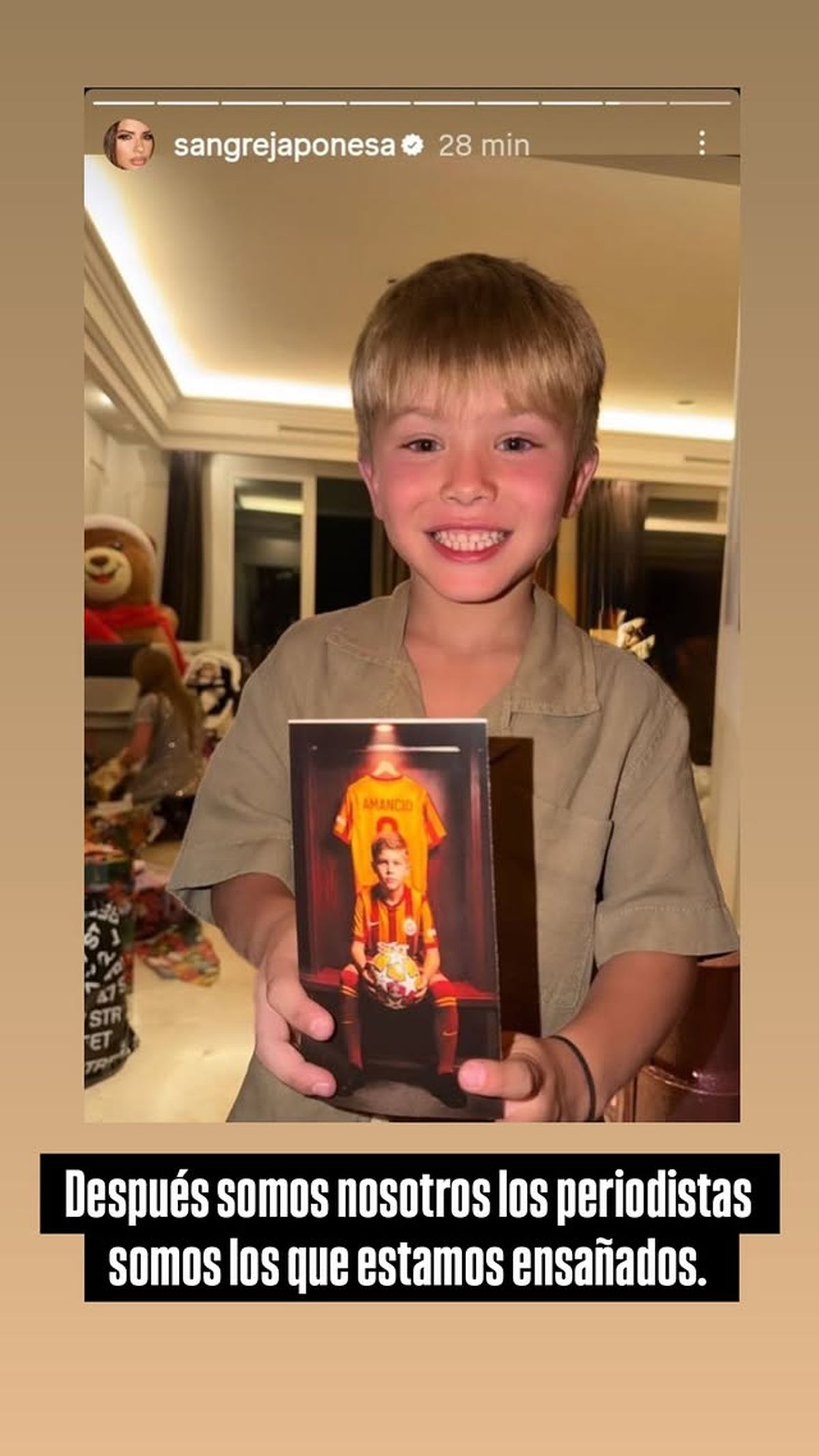 La China Su&aacute;rez mostr&oacute; el regalo de Mauro Icardi al hijo de Benjam&iacute;n Vicu&ntilde;a.