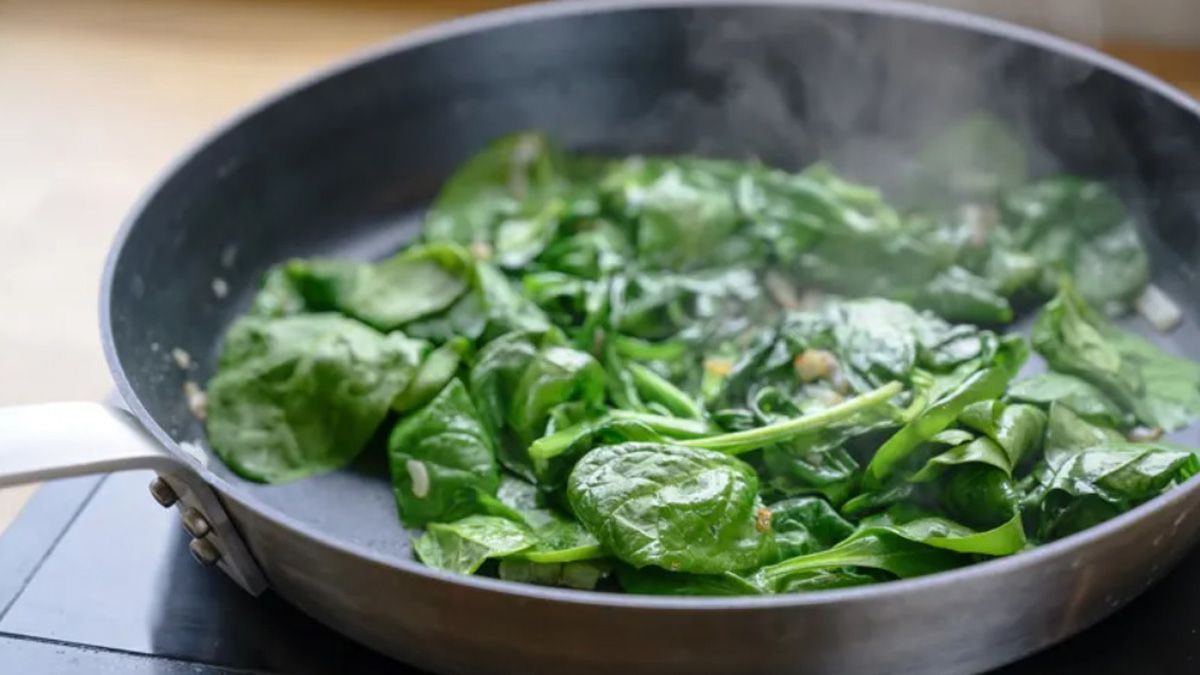 La espinaca, otro alimento saludable para la memoria y el cerebro. 