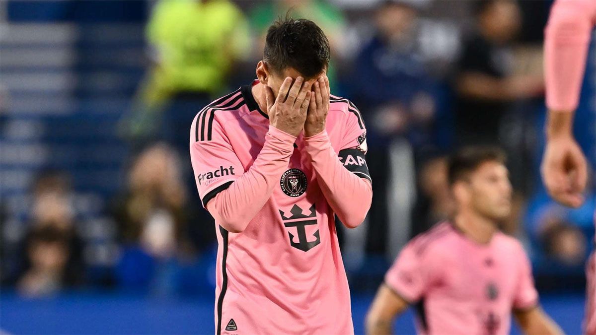 Messi quedó afuera del clásico ante Orlando City por un dolor en su rodilla.&nbsp;