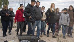 Sagasti anduvo de campaña por Las Heras junto a Amstutz