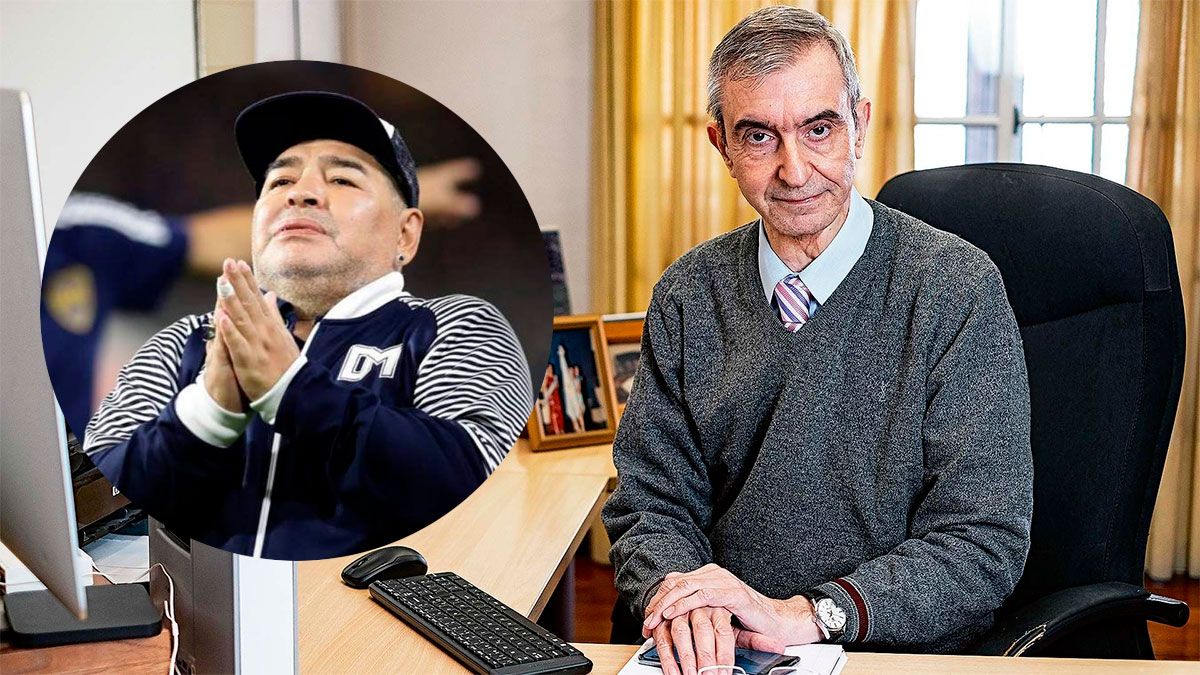 El periodista y médico Nelson Castro contó que Maradona está enterrado sin el corazón.