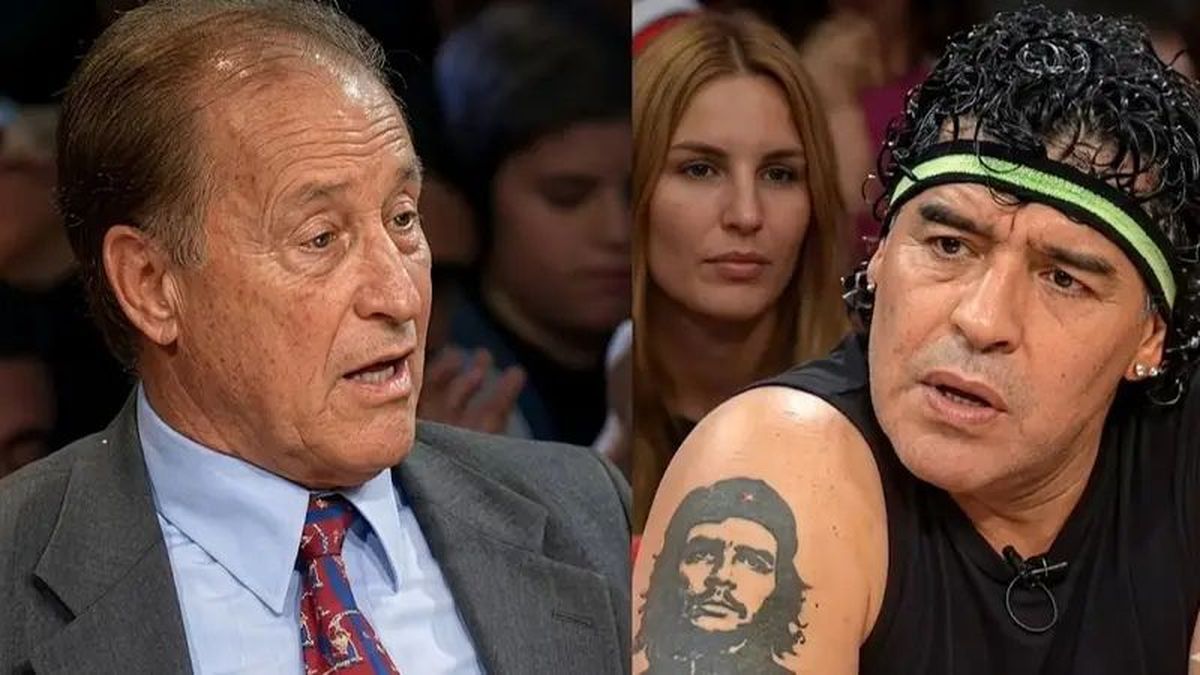 Sanfilippo discutió con Maradona en un enfrentamiento para la historia.