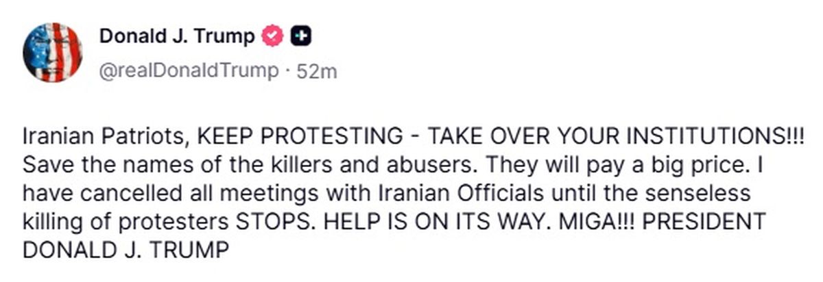 El mensaje de Donald Trump en medio de las protestas. El mensaje de Donald Trump en medio de las protestas.