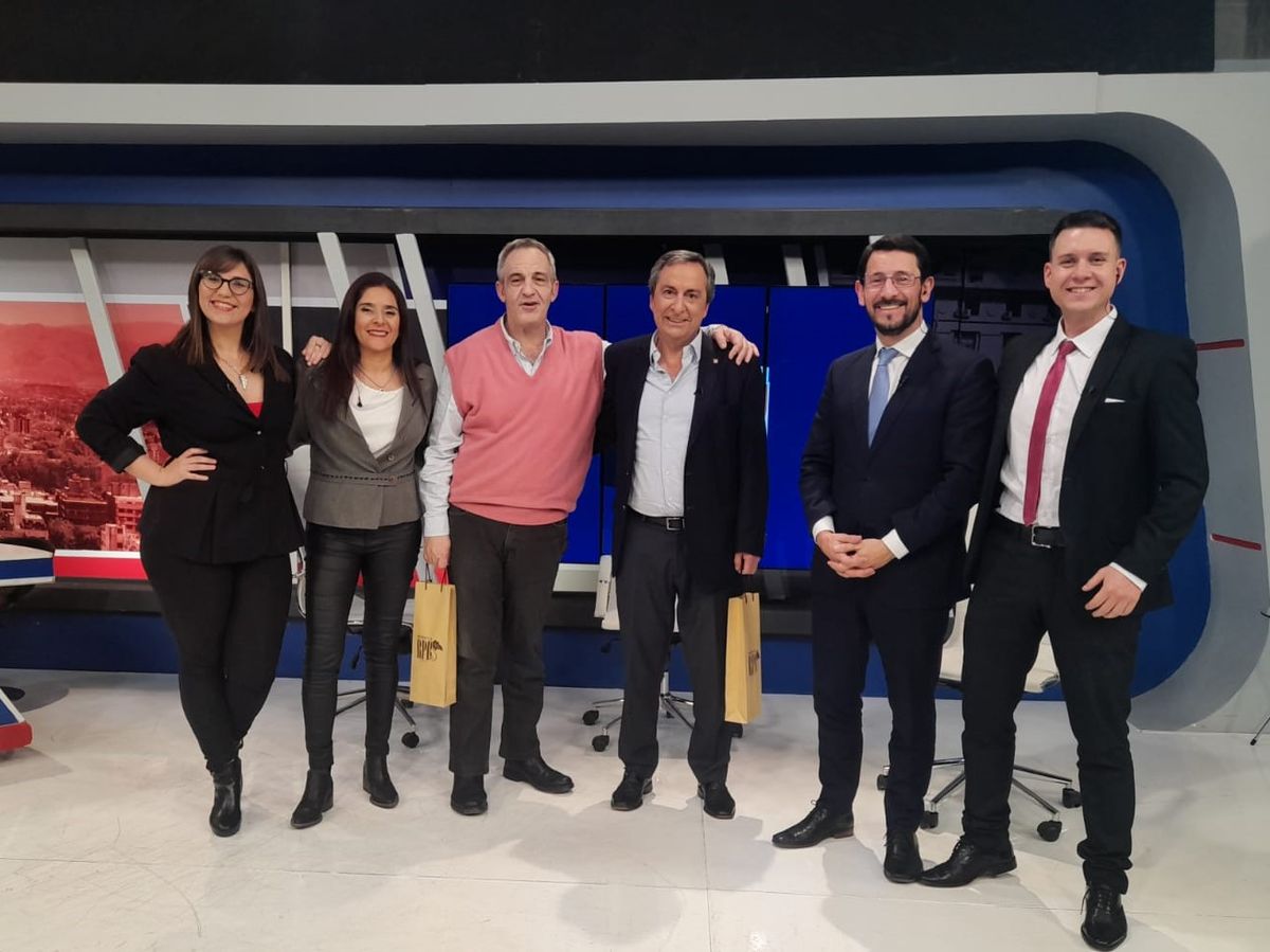 Böhm y Thomas se saludaron afectuosamente tras el cierre del programa. Contaron su paso en conjunto por el peronismo mendocino durante los '90.