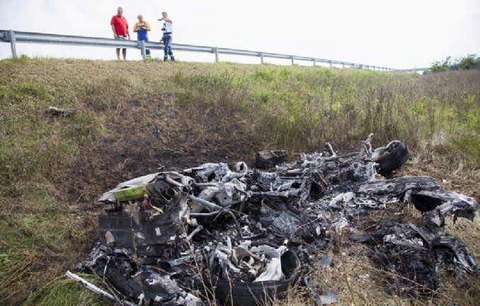 Video: el impresionante choque de un Lamborghini que iba a 300 kilómetros por hora