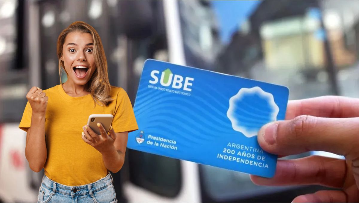 Tarjeta SUBE: cómo cargar 5 mil pesos GRATIS todos los meses