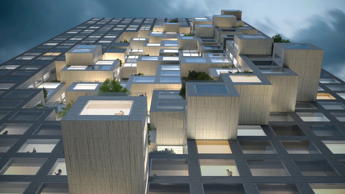 El edificio está situado en el centro de Tirana. El edificio está situado en el centro de Tirana.