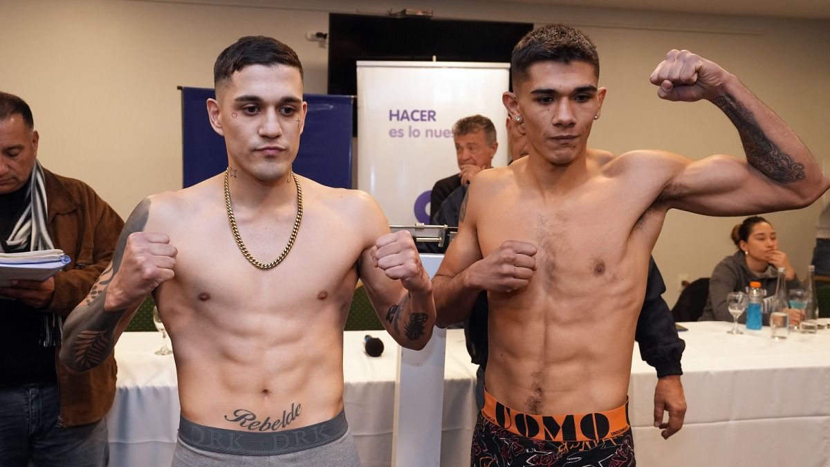 El chivilcoyense José Luis Del Porto (izq.) viene por la revancha contra el lasherino Lautaro Daniel González. El chivilcoyense José Luis Del Porto (izq.) viene por la revancha contra el lasherino Lautaro Daniel González.