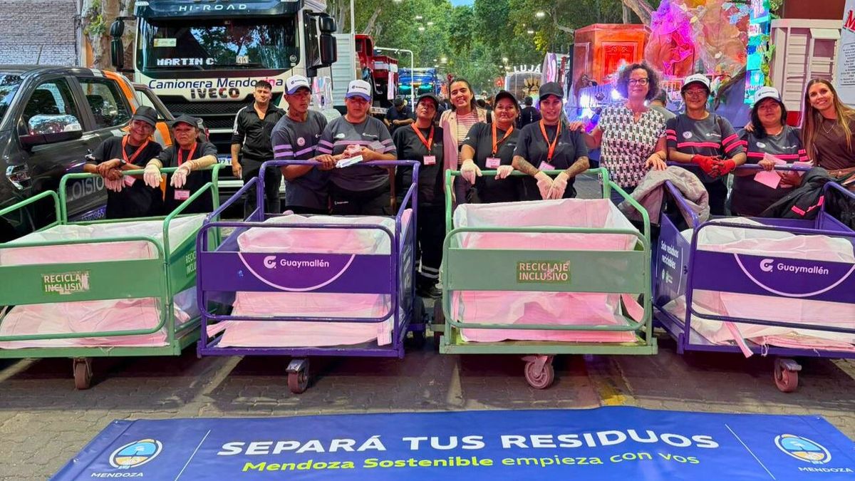 Recuperaron durante la Vendimia más de tres toneladas de materiales sustentables