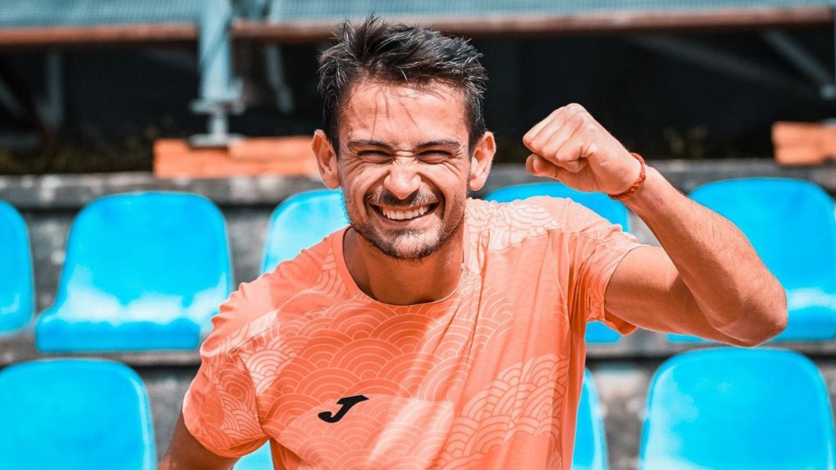 Mariano Navone dio una de las buenas noticias para los argentinos en el ATP de Bastad. 