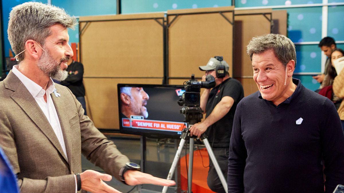 Ulpiano Suarez, intendente de Ciudad, junto al legislador nacional Facundo Manes.