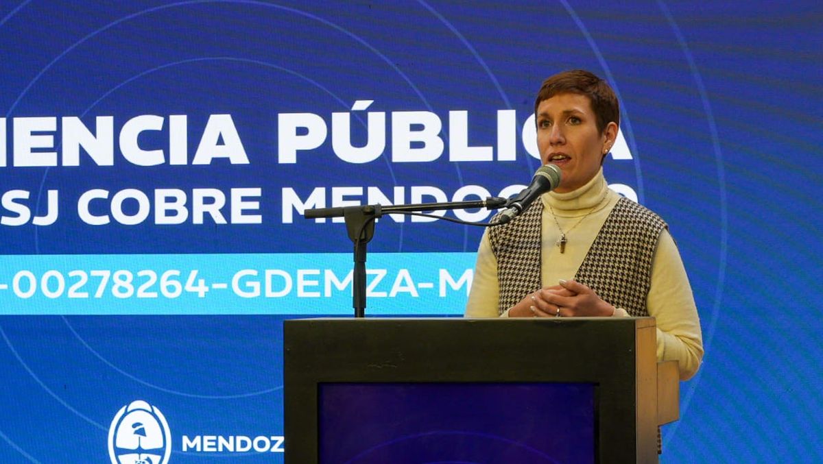 La ministra de Energía y Ambiente