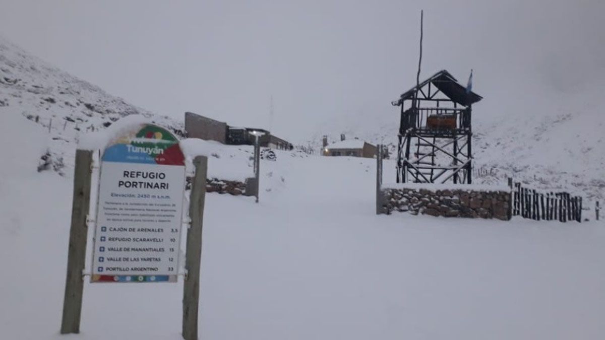 Refugio Portinari, Gendarmería, Tunuyán