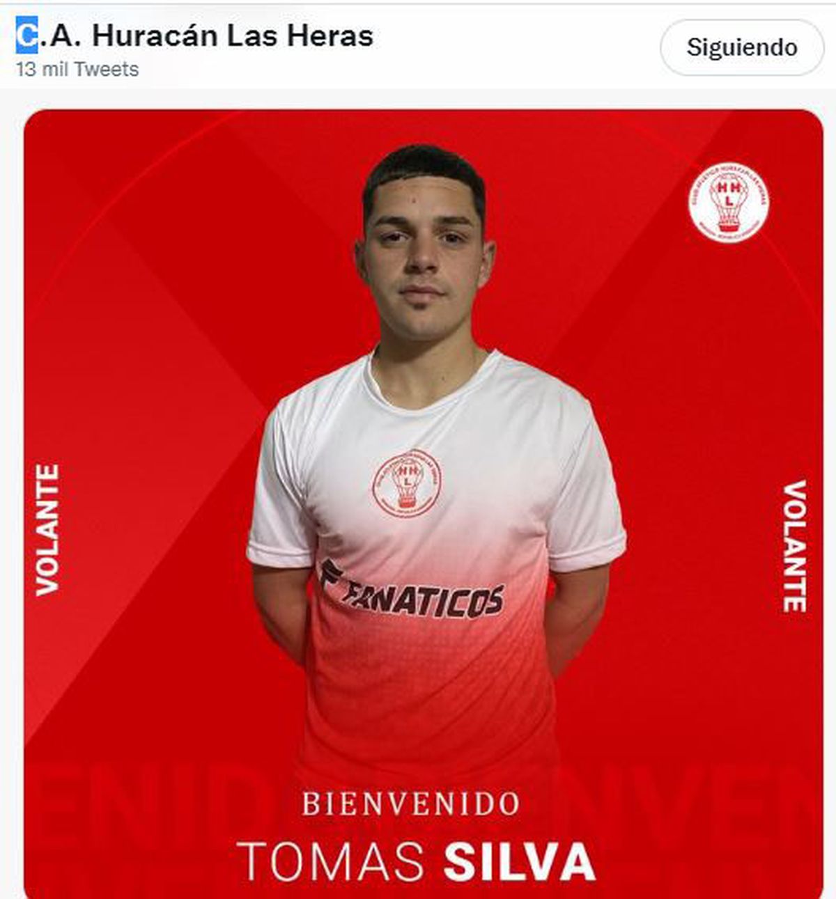 El volante Tomás Silva es el primer refuerzo del Globo en la continuidad del torneo.