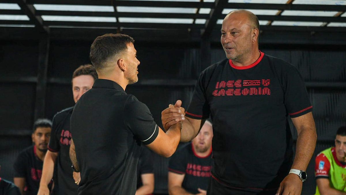 Ariel Broggi y Miliki Jim&eacute;nez en el V&iacute;ctor Legrotaglie.