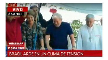 En vivo: Lula da Silva participa de la misa en homenaje a su fallecida esposa