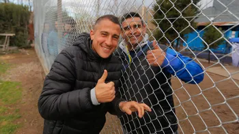 El Cheche Sánchez volvió a la cancha de la Lepra, donde se formó, y reconoció: 