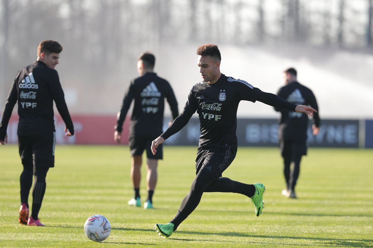 Lautaro Mart&iacute;nez estar&aacute; en el ataque de la Selecci&oacute;n Argentina.