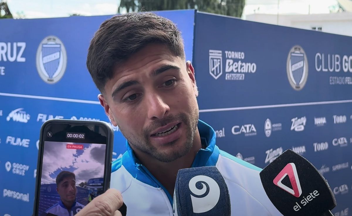 Franco Petroli habló a días de visitar a Independiente Rivadavia en el Bautista Gargantini.