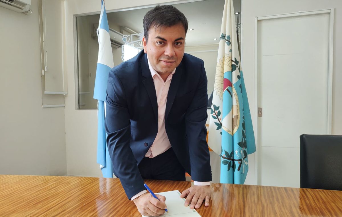 Francisco Lo Presti jurará este lunes a las 19 frente a las autoridades del Concejo Deliberante en la Plaza Marcos Burgos.