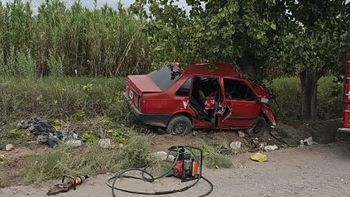 Murió un hombre en un accidente al chocar contra un árbol
