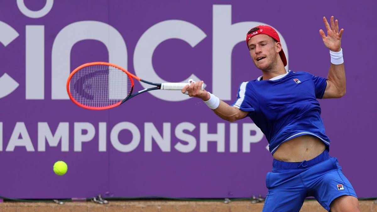 Diego Schwartzman la pasó mal este jueves en el ATP de Queens.