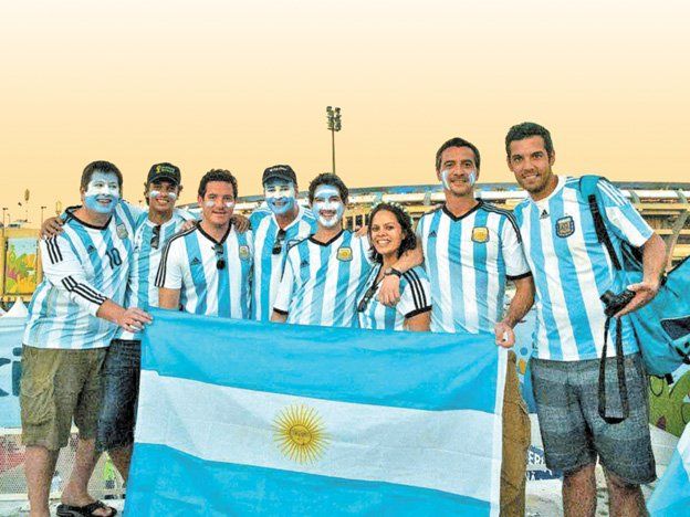 Brasil, una fiesta celeste y blanca
