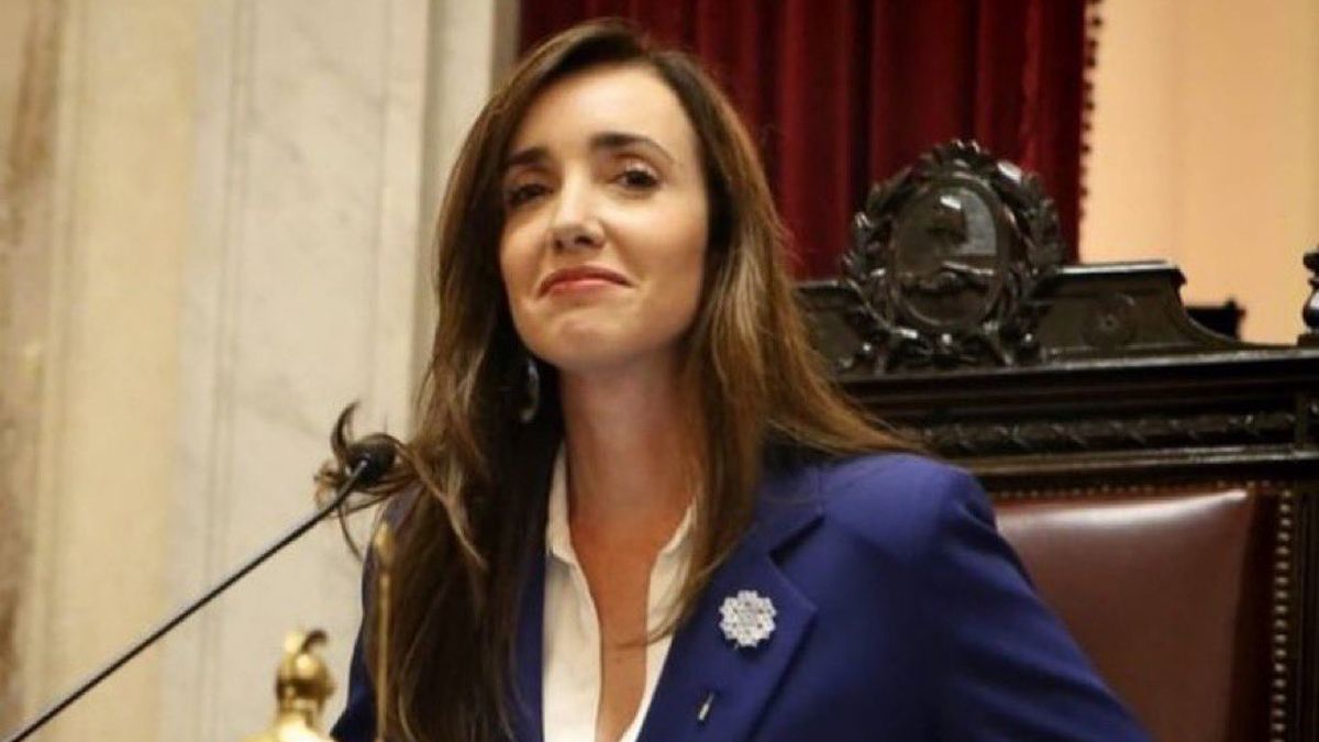Victoria Villarruel, vicepresidenta y titular de la Cámara Alta en el Congreso de la Nación.