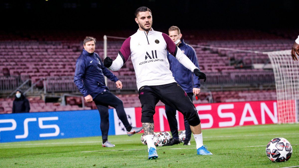 Mauro Icardi estará en el duelo de esta tarde entre Barcelona y PSG.