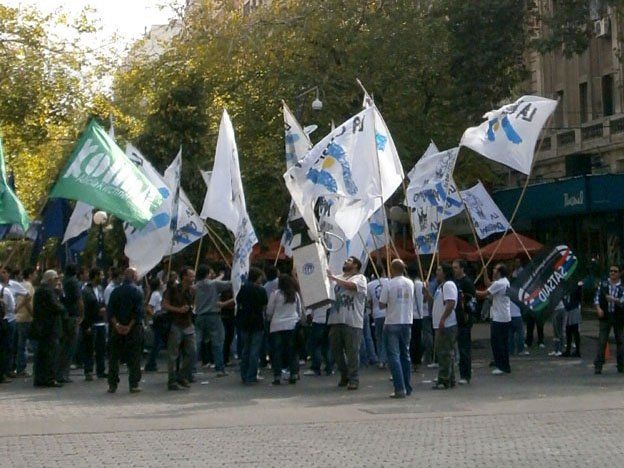 Tras el anuncio de Cristina, hubo en Mendoza una manifestación a favor de la nacionalización de YPF
