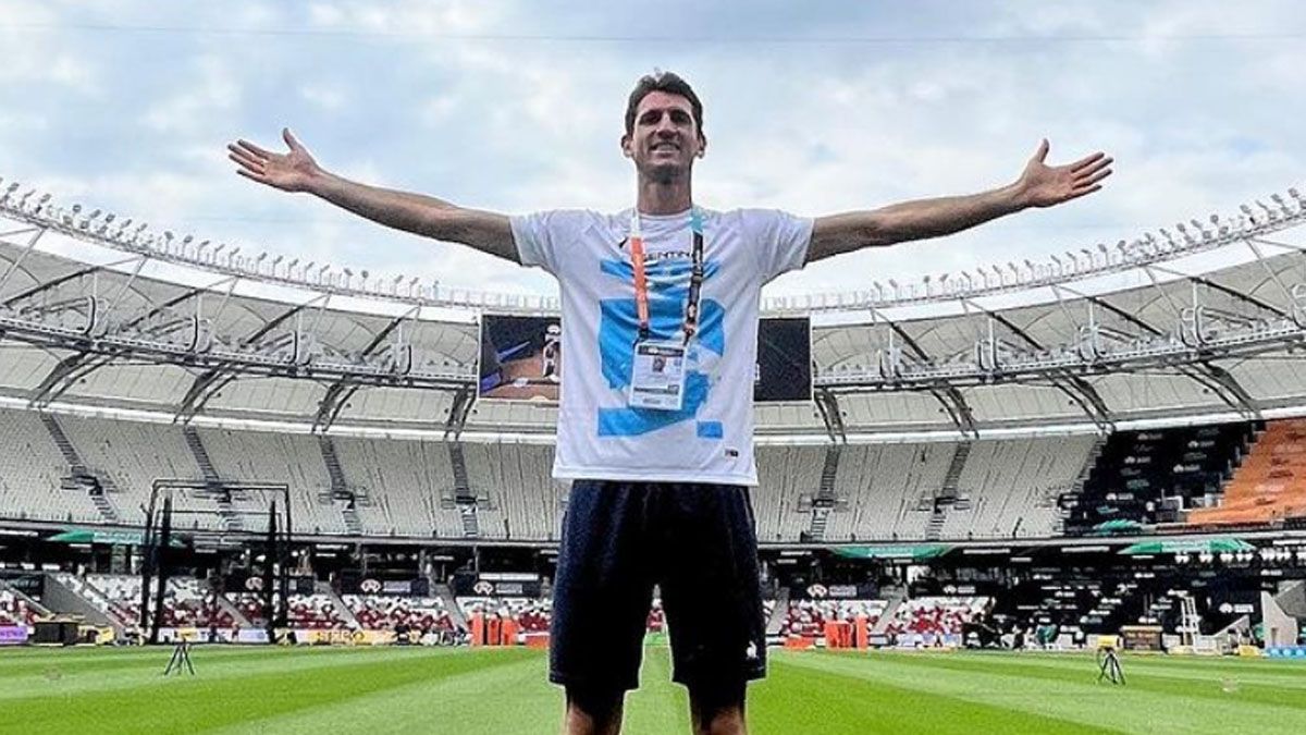 Germán Chiaraviglio encabeza la delegación en su quinto Mundial de atletismo Germán Chiaraviglio encabeza la delegación en su quinto Mundial de atletismo