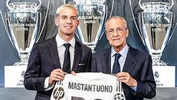 Franco Mastantuono fue presentado como nuevo jugador del Real Madrid. 