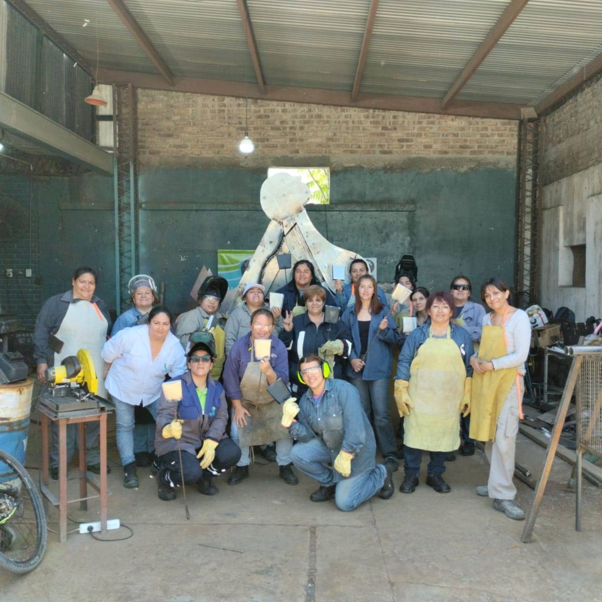 Las soldadoras de La Paz. / gentileza Las soldadoras de La Paz. / gentileza