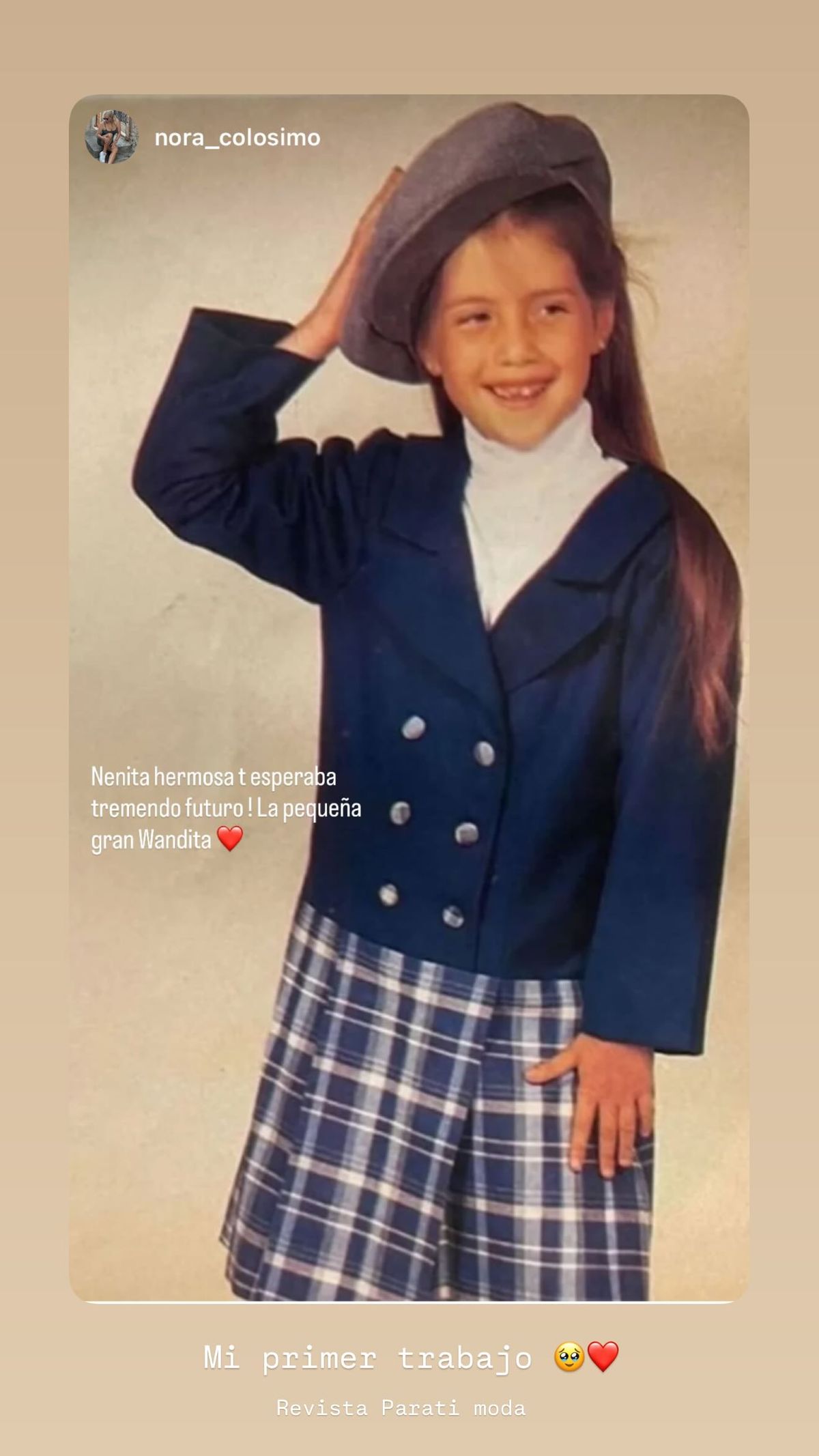 Filtran la primera foto de Wanda Nara como modelo antes de la fama y es furor. Filtran la primera foto de Wanda Nara como modelo antes de la fama y es furor.