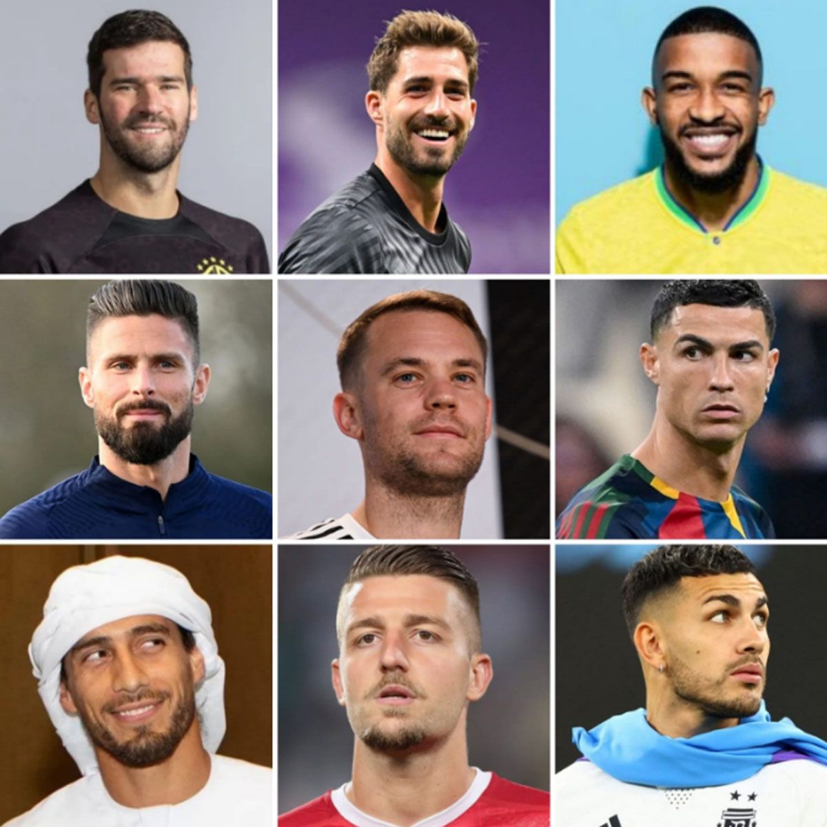 Los 9 más votados después de De Paul: Alisson, Trapp, Bremer, Giroud, Neuer, Ronaldo, Cáceres, Savic y Paredes