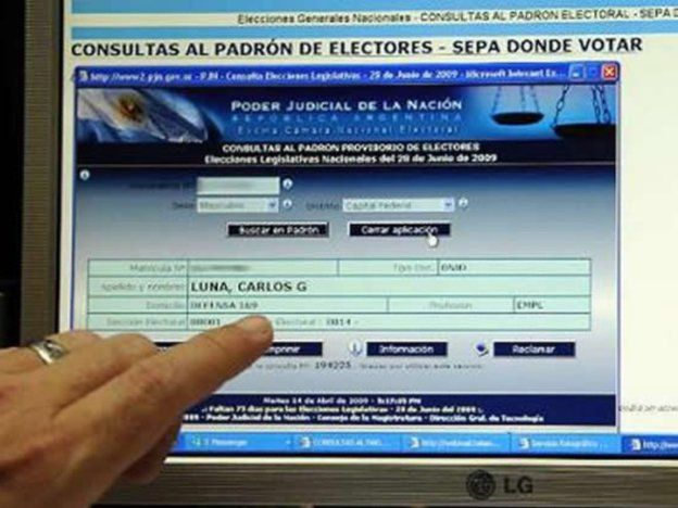¿Ya sabés dónde votás?