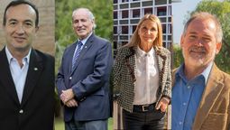 Los candidatos a rector de la UNCuyo: Gabriel Fidel, Ismael Farrando, Ana García y Javier Ozollo. Los candidatos a rector de la UNCuyo: Gabriel Fidel, Ismael Farrando, Ana García y Javier Ozollo.