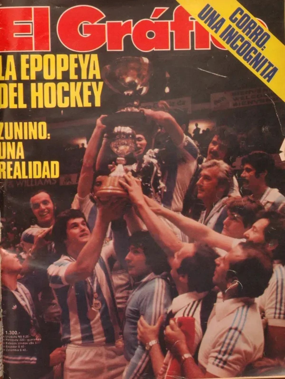 Mario Ag&uuml;ero campe&oacute;n con la Selecci&oacute;n argentina de hokcey sobre patines.&nbsp;
