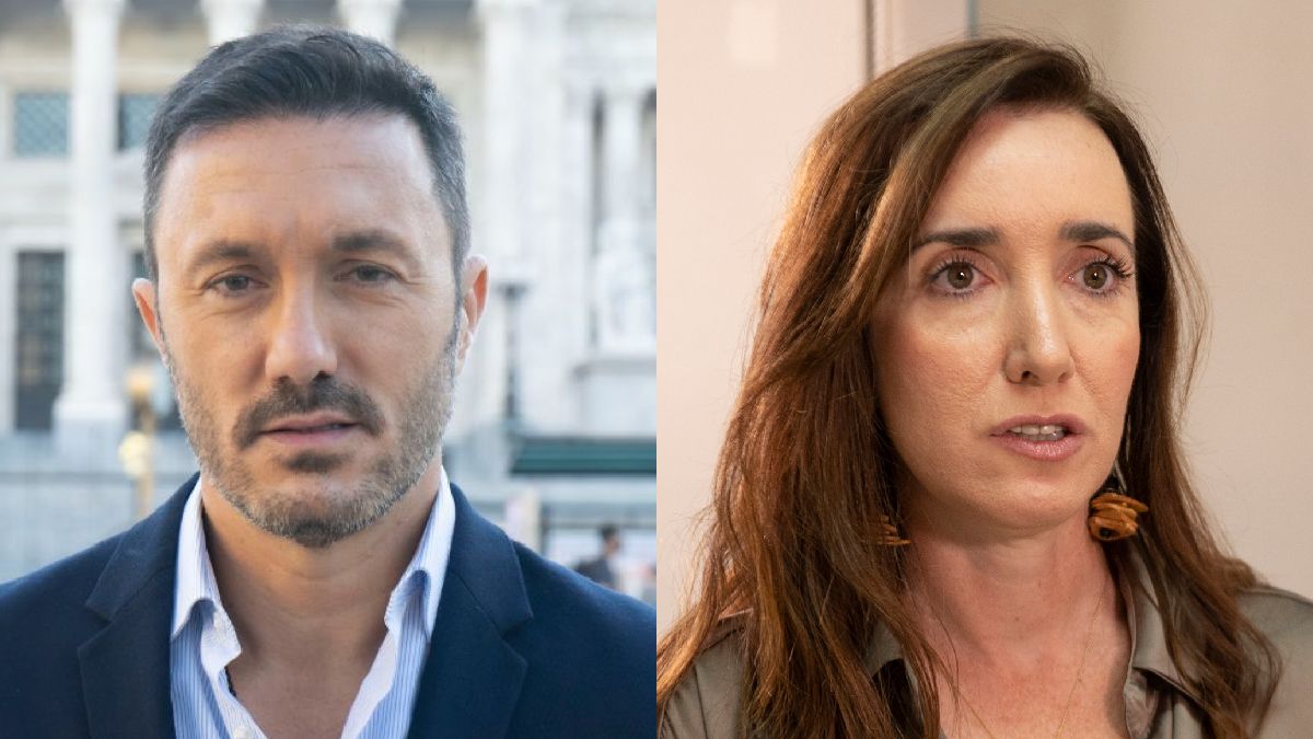 Postulantes a la vicepresidencia: Luis Petri, de Juntos por el Cambio y Victoria Villarruel, de La Libertad Avanza.