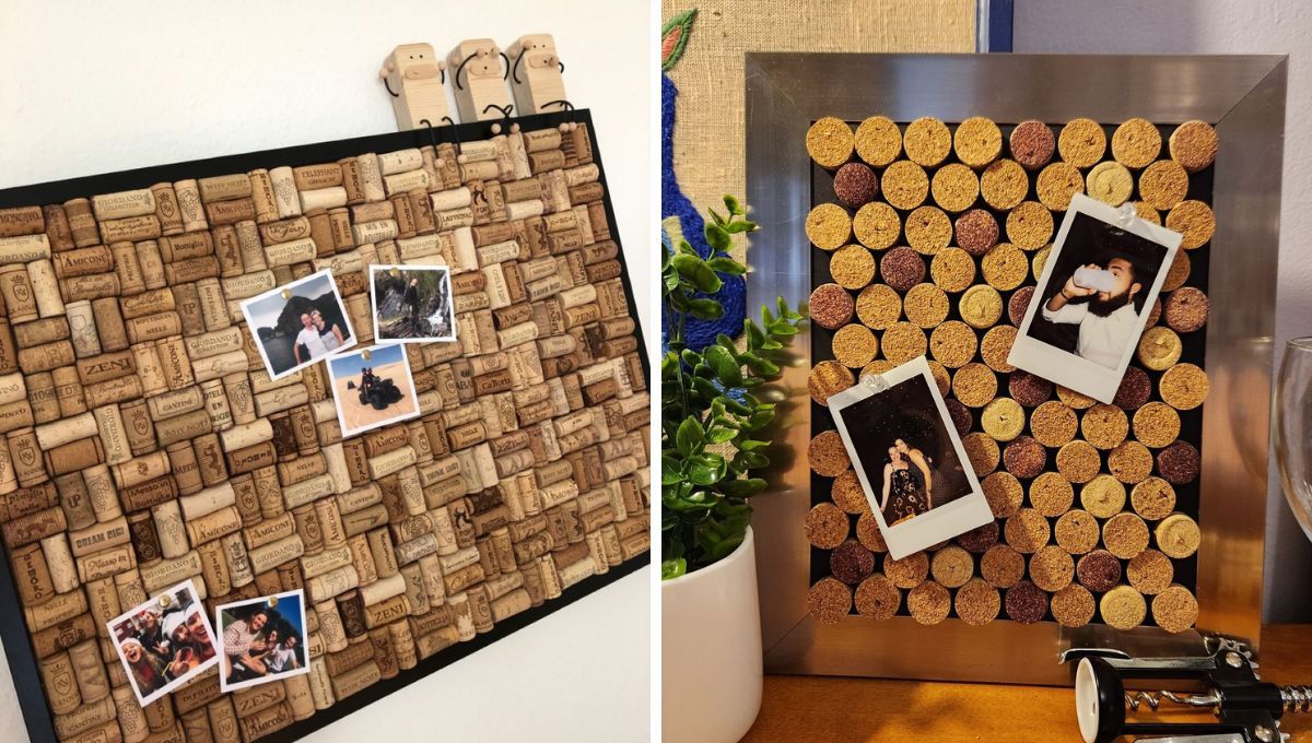 Con un par de corchos puedes crear un hermoso portarretratos. Con un par de corchos puedes crear un hermoso portarretratos. 