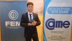 Gregorio Bajda, el Jóven Empresario Mendocino 2026 de la FEM. Ahora va por el premio nacional