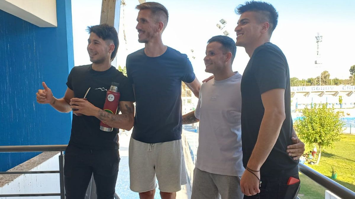 Fernández, Rasmussen, Núñez y Galdames estuvieron en la sede del Tomba