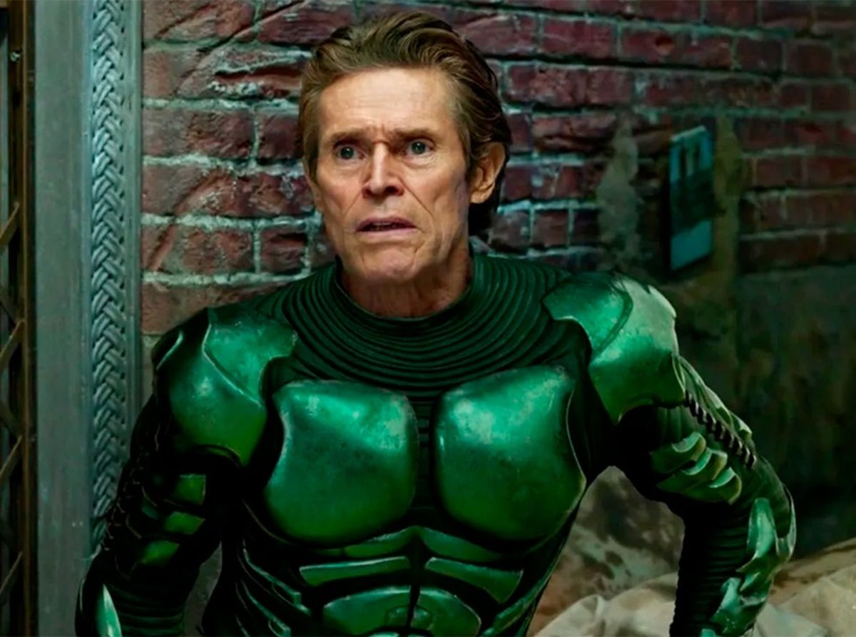 Willem Dafoe en su papel del Duende Verde en El Hombre Araña.