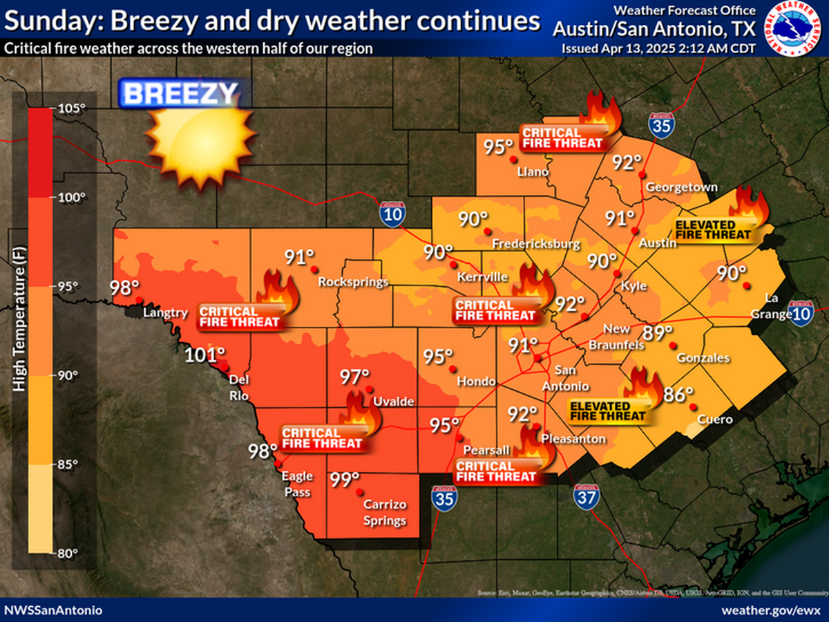 Así estará el clima en Texas Así estará el clima en Texas