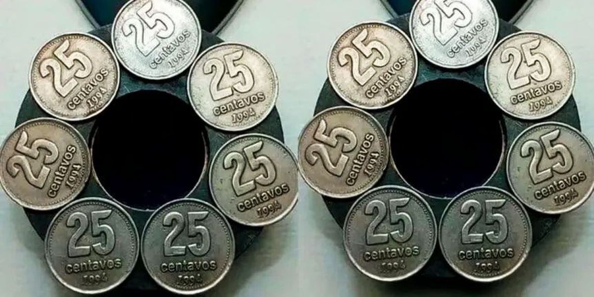 No tires las monedas de 25 centavos: una de ellas puede valer más de $500.000 No tires las monedas de 25 centavos: una de ellas puede valer más de $500.000
